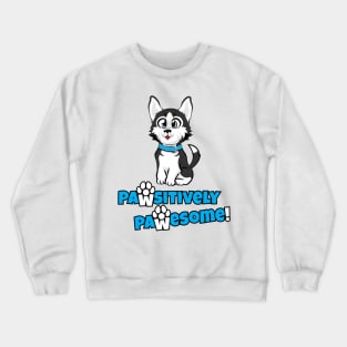 Cute Husky Dog Puppy Crewneck Sweatshirt